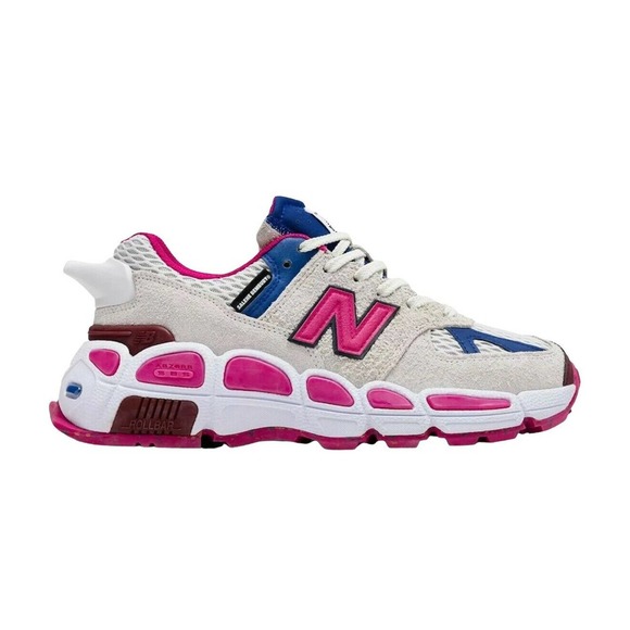 New Balance YURT Salehe Bembury Mens White Pink Blue MS574SA Sneakers 9.5 New DS - Picture 7 of 9